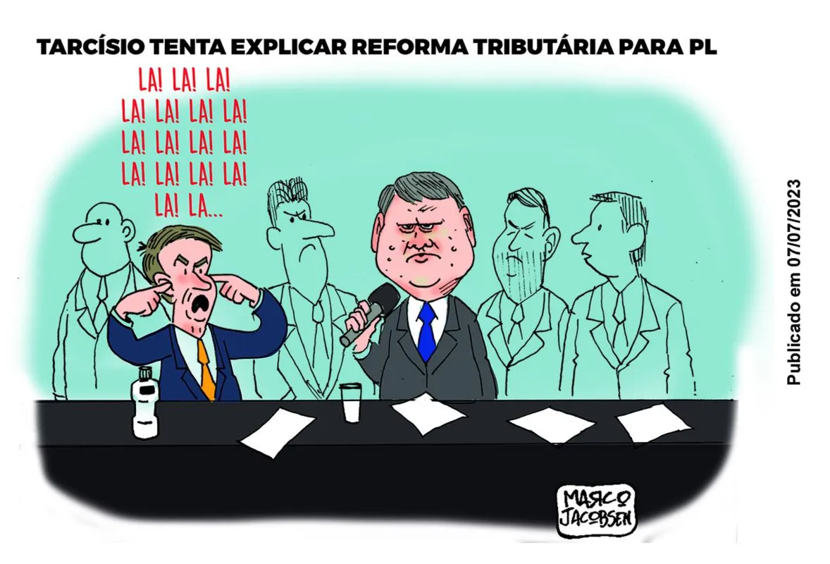 Imagem ilustrativa da imagem Charge 01/03/2024