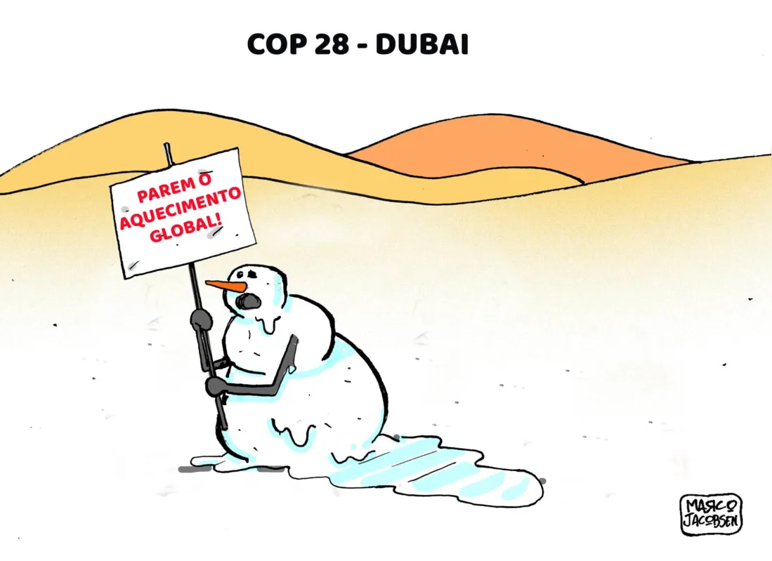 Imagem ilustrativa da imagem Charge 04/12/2023
