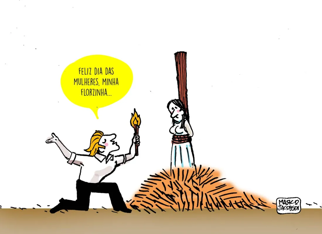 Imagem ilustrativa da imagem Charge 08/03/2024