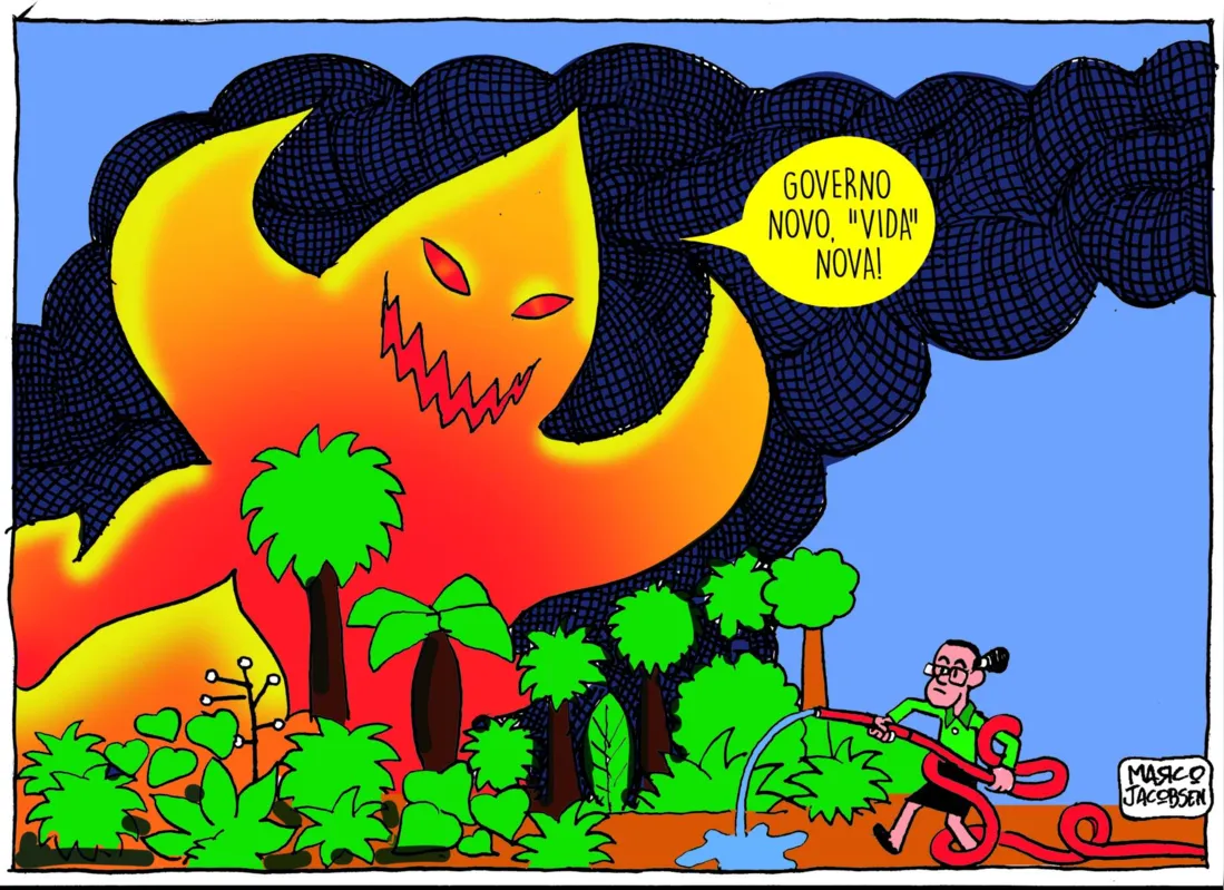 Imagem ilustrativa da imagem Charge 08/11/2023