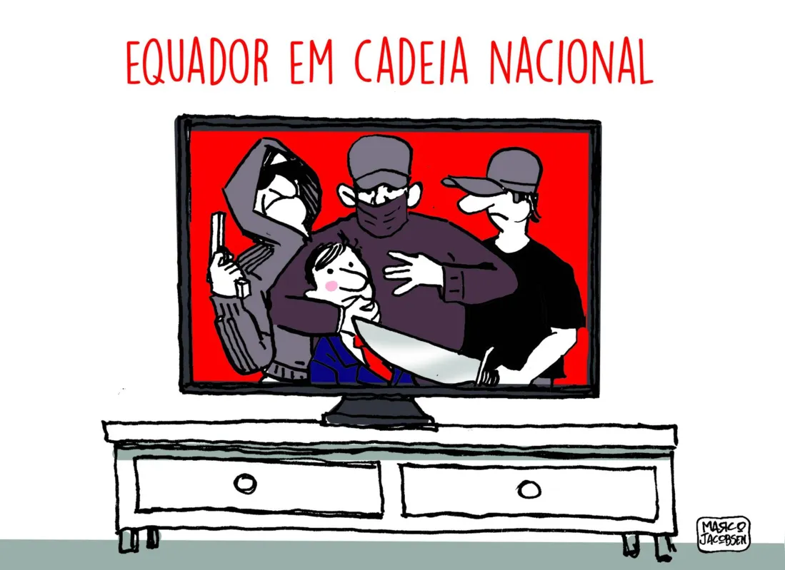 Imagem ilustrativa da imagem Charge 10/01/2024