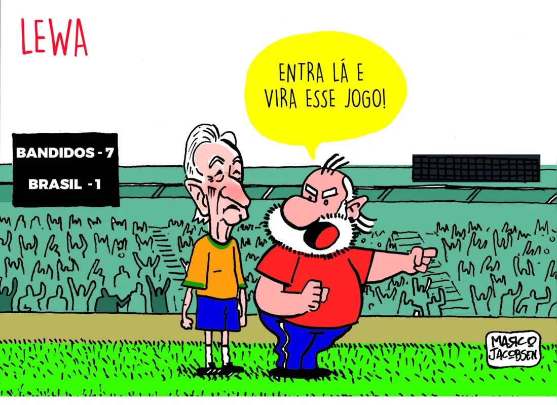 Imagem ilustrativa da imagem Charge 12/01/2024