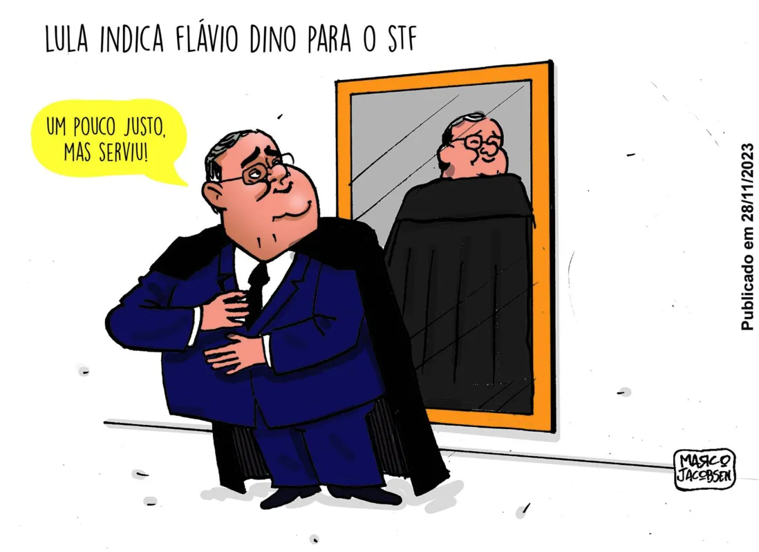 Imagem ilustrativa da imagem Charge 17/02/2024