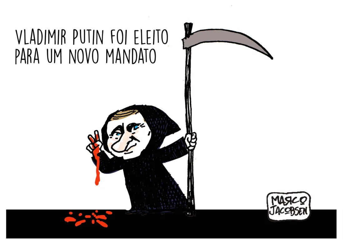 Imagem ilustrativa da imagem Charge 18/03/2024