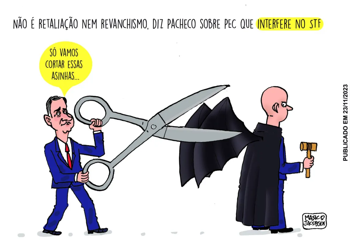 Imagem ilustrativa da imagem Charge 21/02/2024