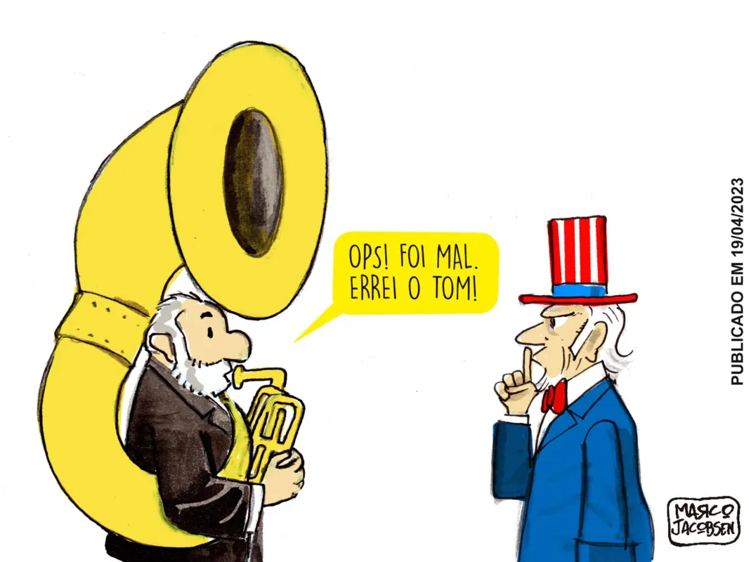 Imagem ilustrativa da imagem Charge 24/02/2024