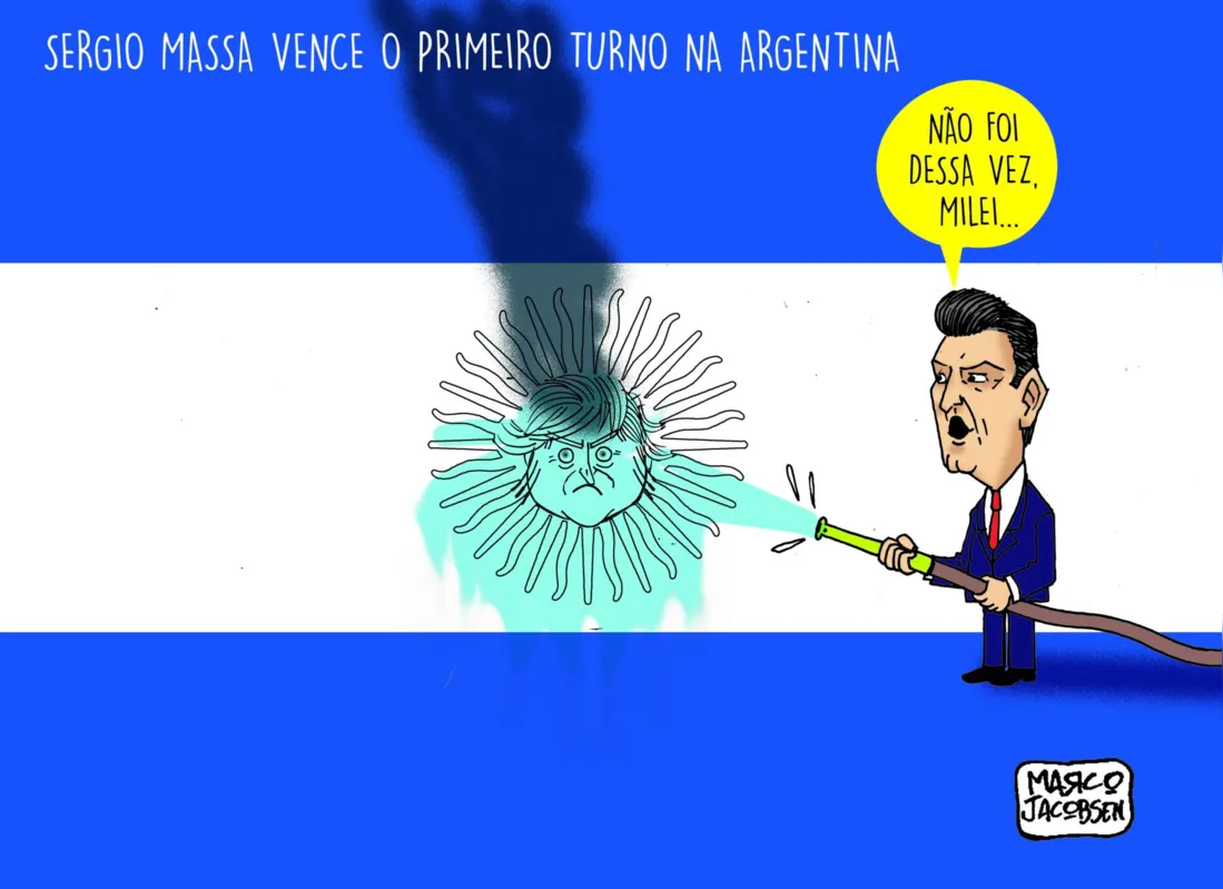 Imagem ilustrativa da imagem Charge 24/10/2023