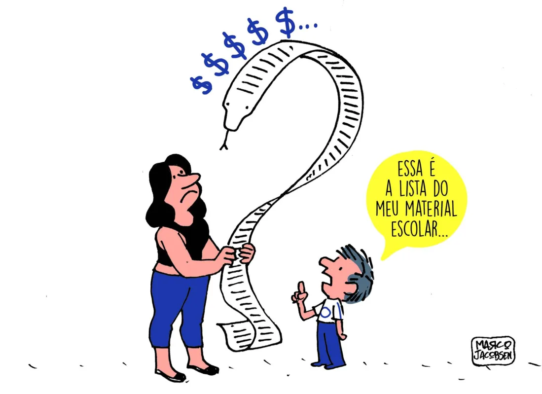 Imagem ilustrativa da imagem Charge 25/01/2024