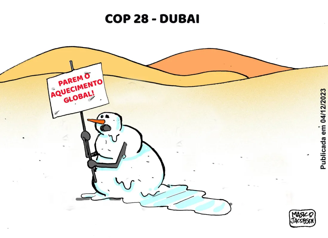 Imagem ilustrativa da imagem Charge 28/02/2024