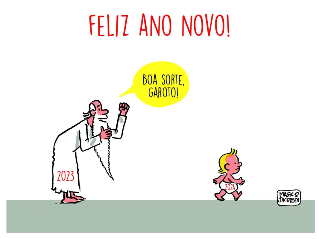 Imagem ilustrativa da imagem Charge 30/12/2023