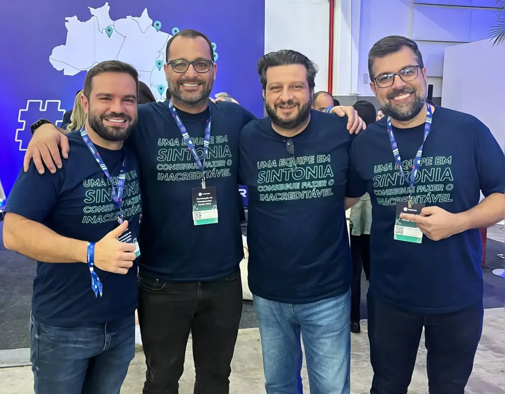 Luiz Henrique Bonatti, Alessandro de Carli , Ricardo Rennó e Fábio Beal - diretores da Porter Group