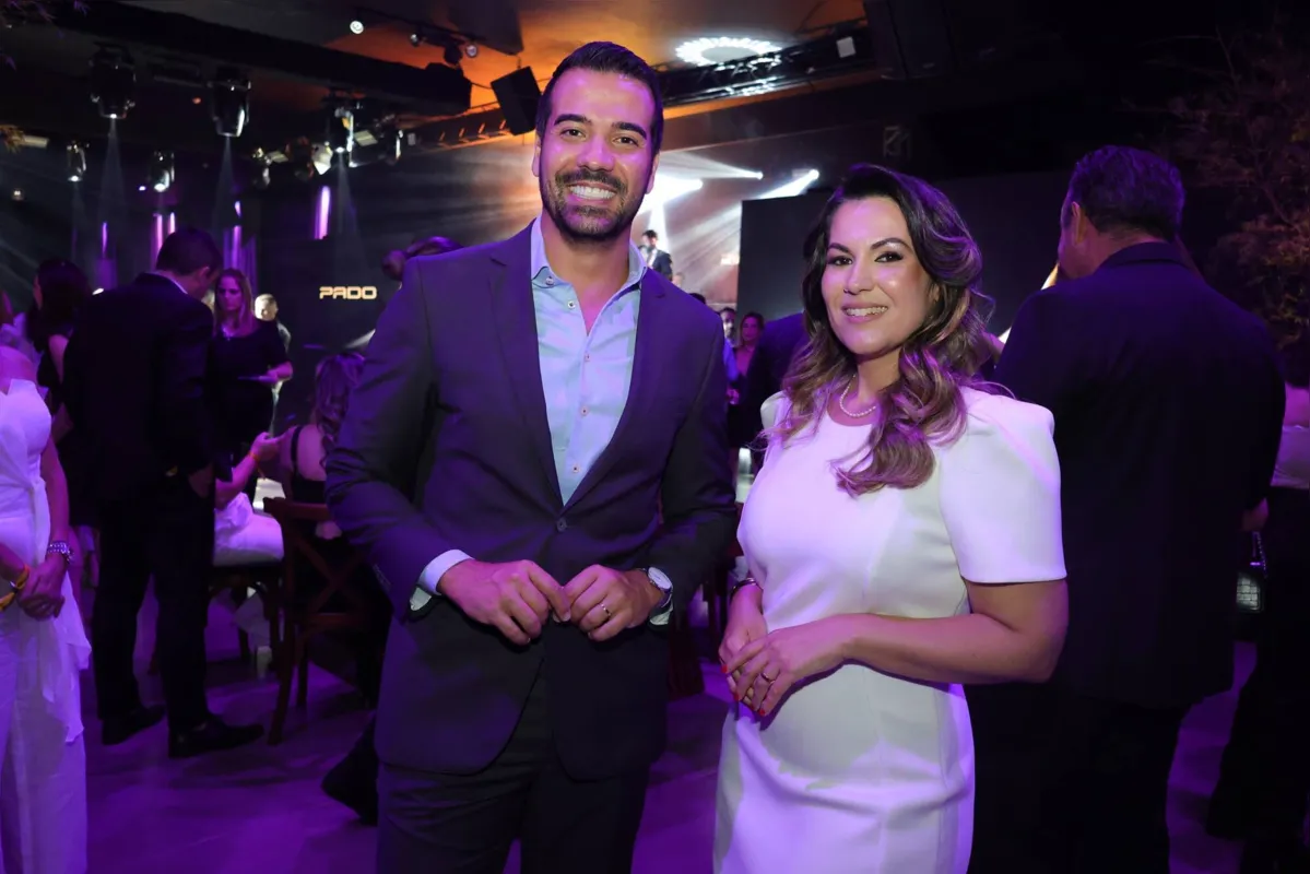 Fabio Ordones, CEO do Núcleo Metropolitano, e Kate Fraga, da Unidade Londrina
