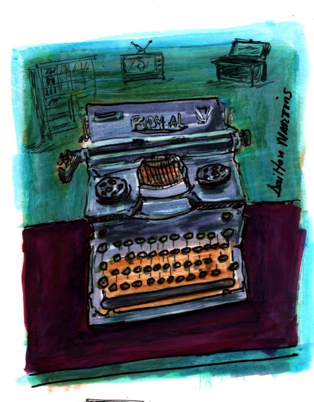 Imagem ilustrativa da imagem DEDO DE PROSA: A velha máquina de escrever