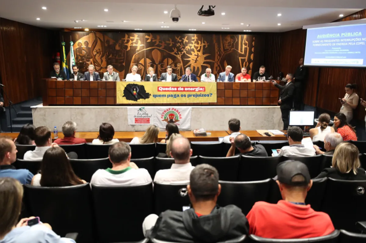 Audiência pública realizada nesta segunda-feira na Assembleia Legislativa reuniu representantes de entidades do setor produtivo e do Sindicato dos Engenheiros do Paraná