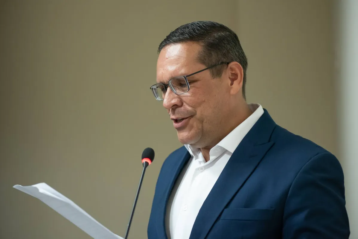 Gelson Negrão, que comandou o cerimonial
