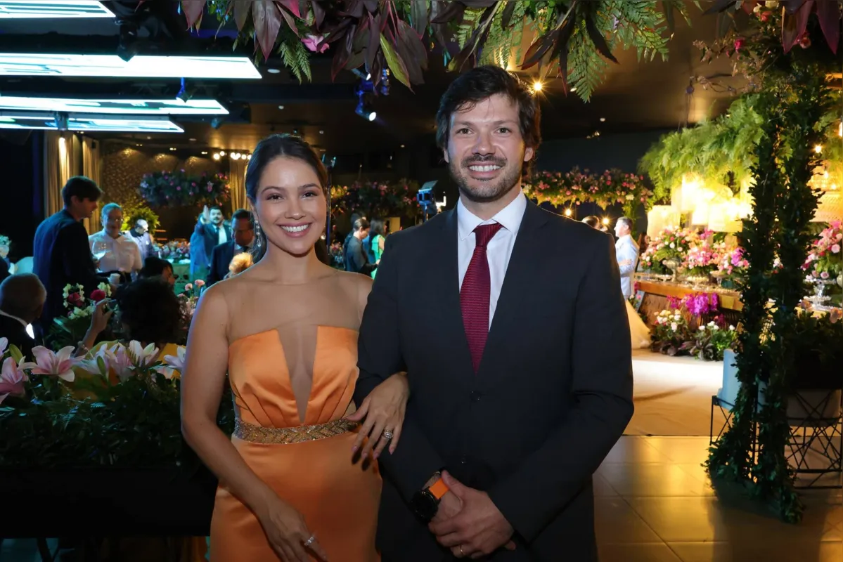 Juliana e Tiago Amaral, deputado estadual