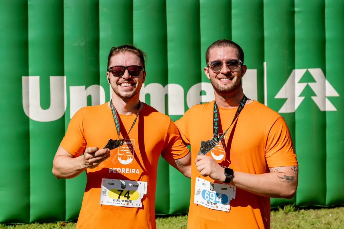 Os participantes Guilherme Rampazzo e Breno Henrique da Silva