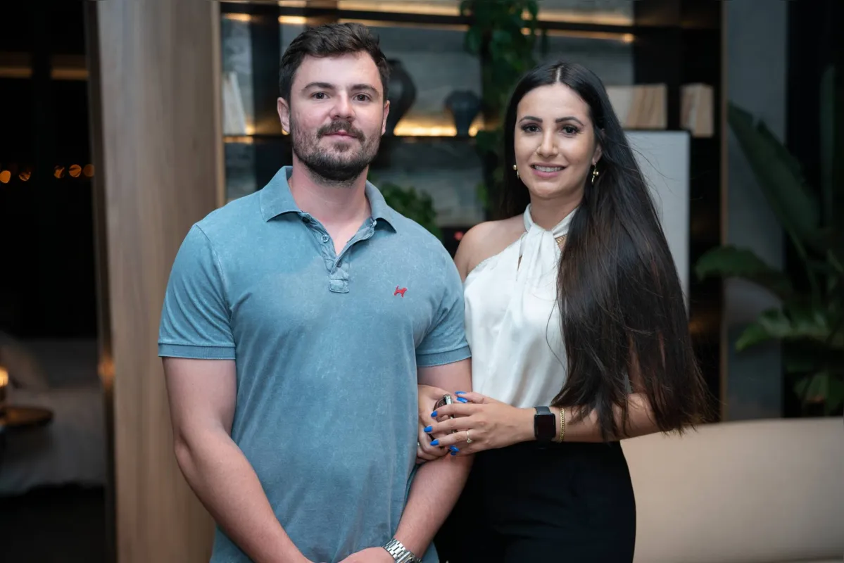 André Esmanhoto e Aline Peres