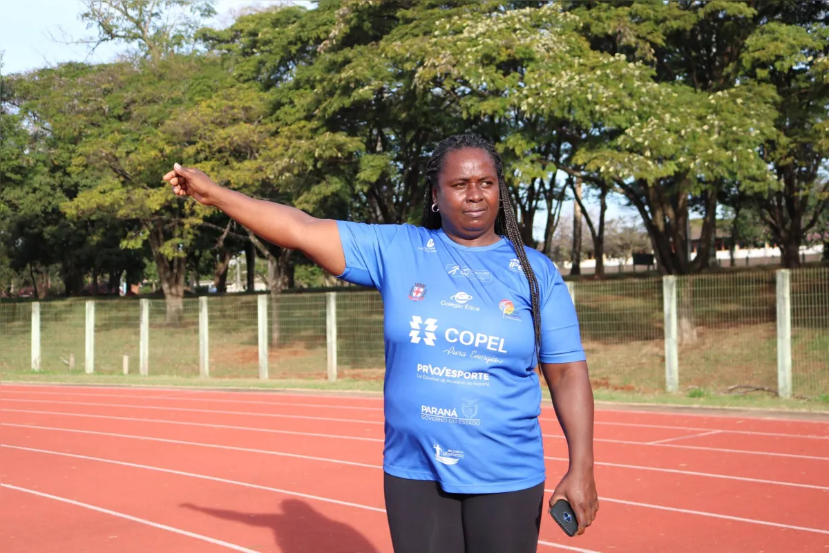 Silvana Vieira é técnica de atletismo da equipe de Londrina e da seleção brasileira: "não queremos tomar o lugar dos homens, mas somar"