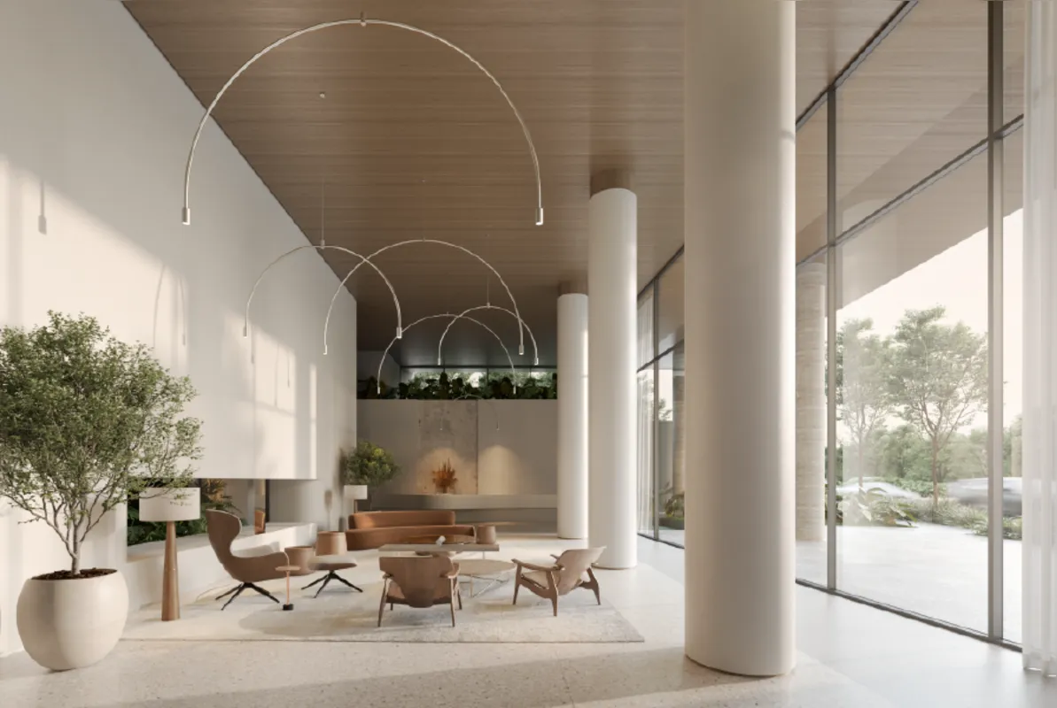 O projeto de interiores do Artesano, assinado pela LW Design Group, é minimalista e sofisticado