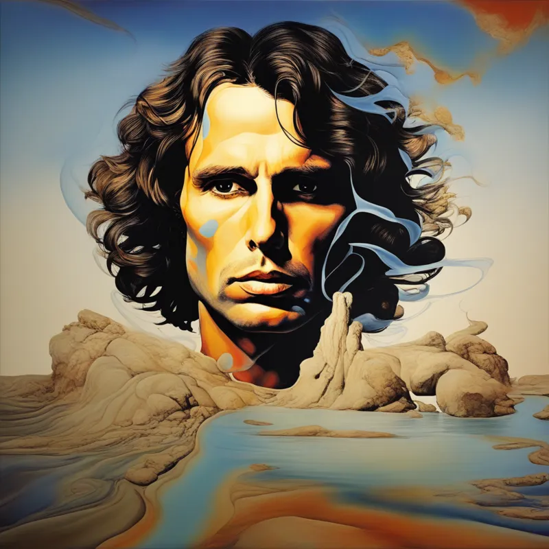 Assim seria o Jim Morrison de Salvador Dali