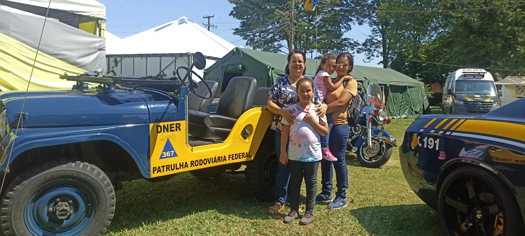 Família de  Romilda Souza veio de Ortigueira para ver a Expo de perto