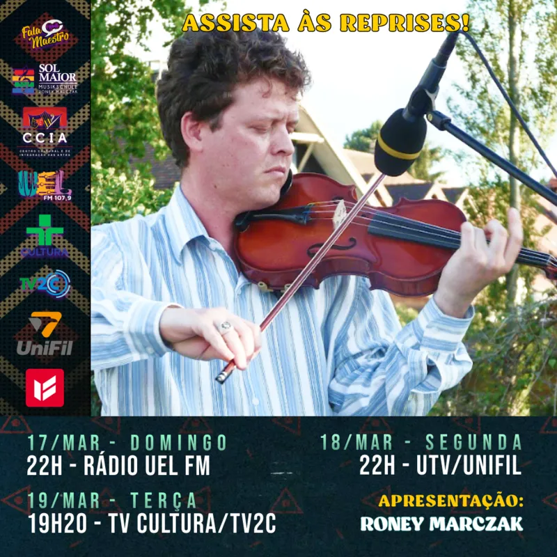 Imagem ilustrativa da imagem FALA MAESTRO, com Marcos Gonçalo Rebelato