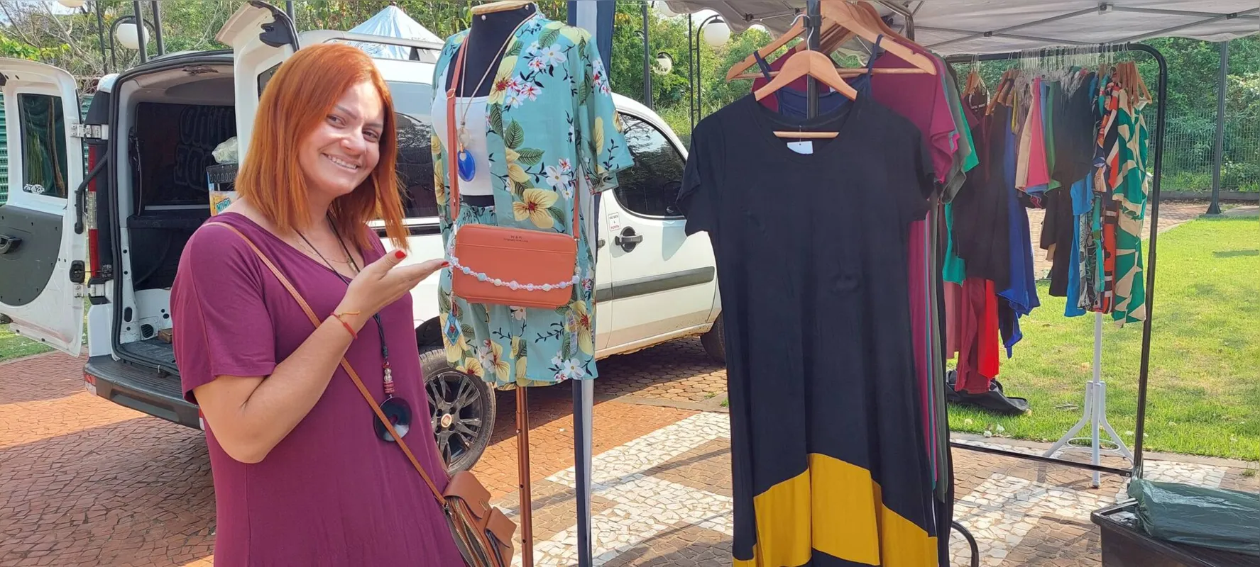Pamela Bonassoli: não tem quem não goste de feira