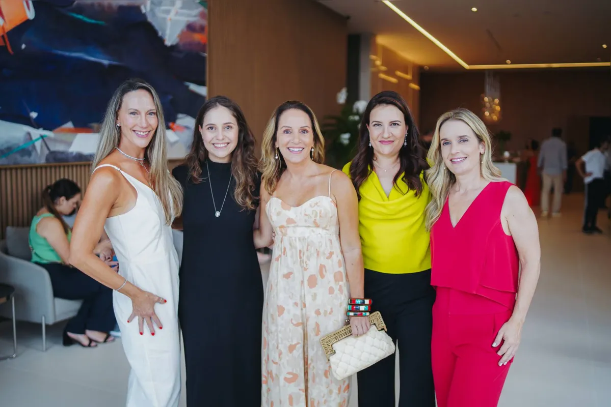 Tatiana e Ana Paula Galindo, Cristiana Veronesi, Ticiana e Larissa Galindo