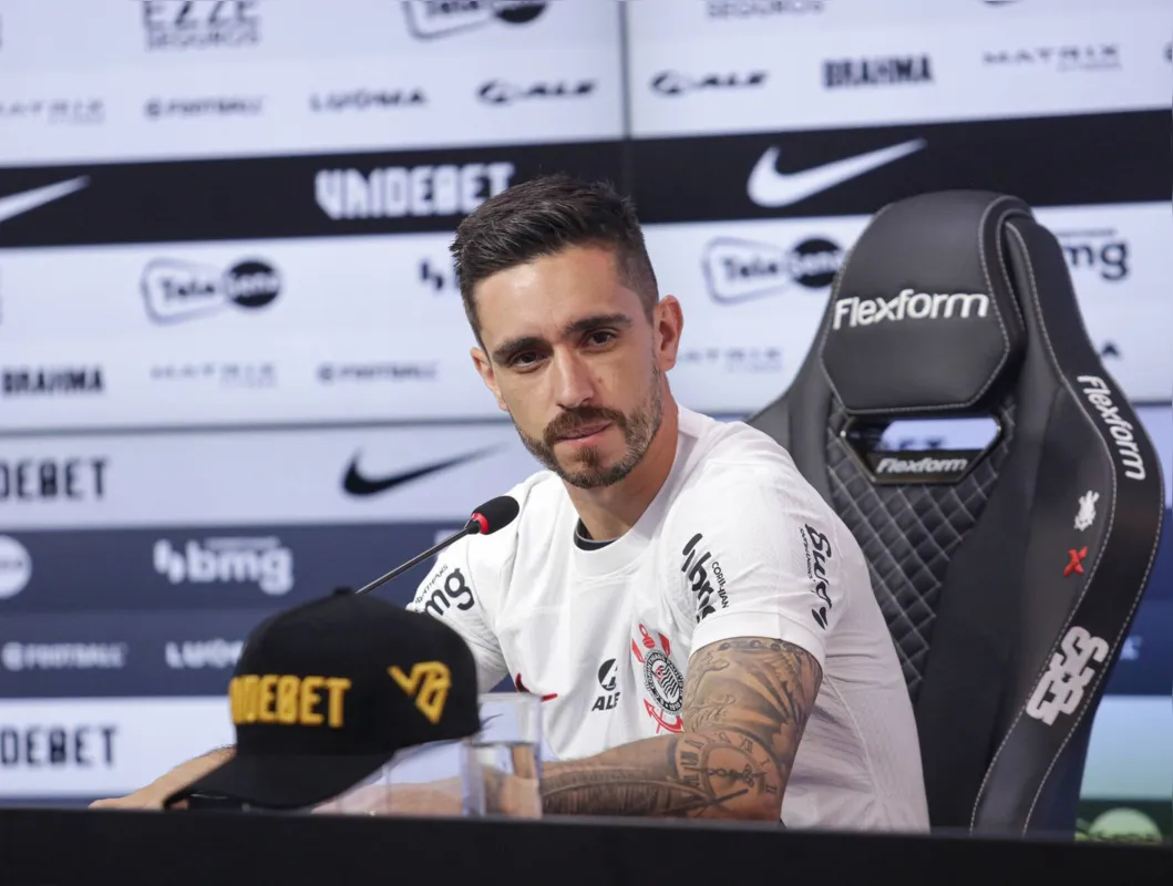 " Não sou de falar muito, sou de entregar tudo. Tentar dar meu máximo para justificar por que Corinthians me contratou", disse Igor Coronado