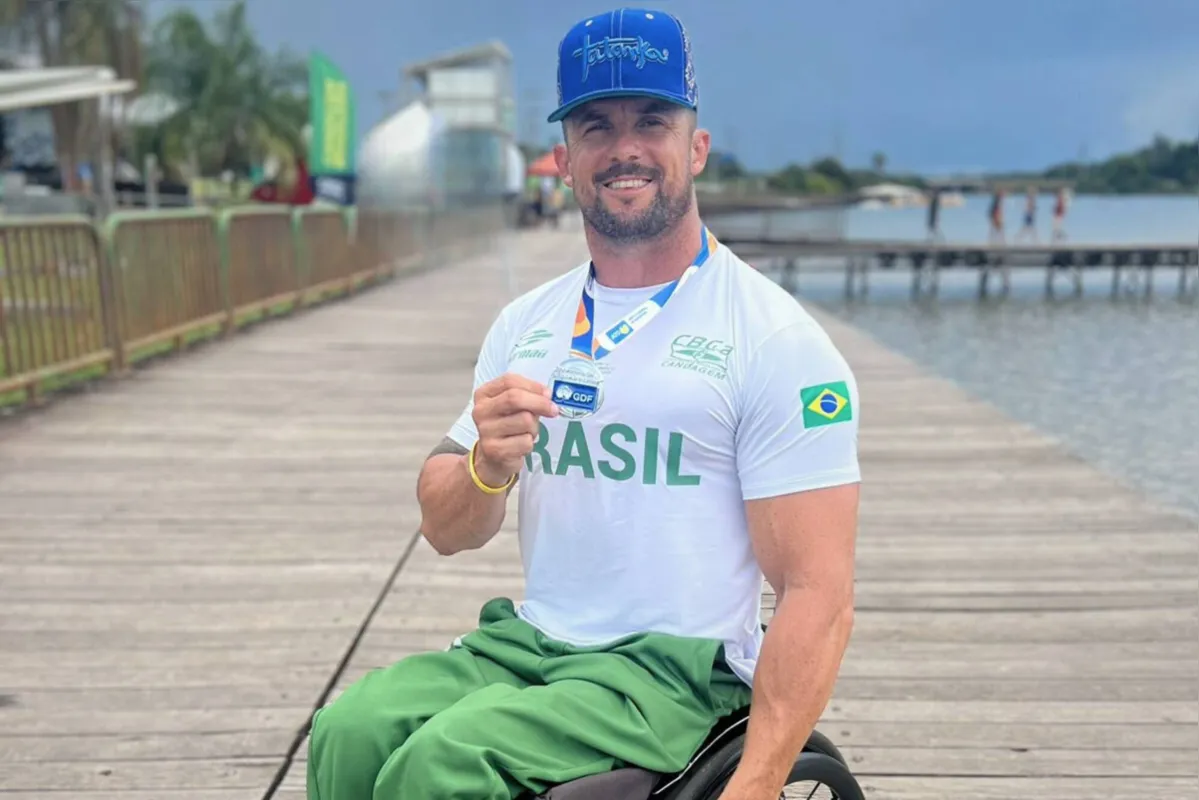 Imagem ilustrativa da imagem Igor Tofalini conquista prata e se classifica para o Mundial de paracanoagem