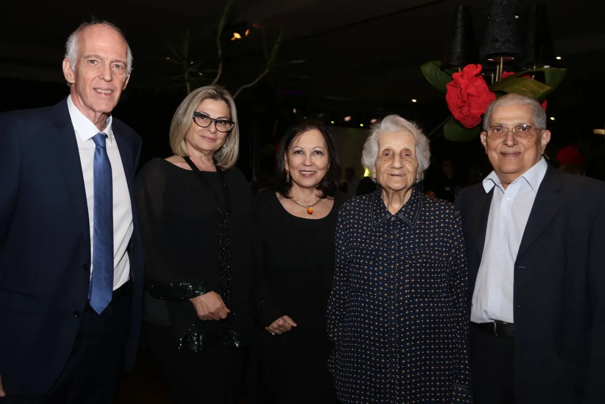 Carlos José e Helenida Costa Branco, Leonice El Kadri, Helene Ayoub e Kamal El Kadri