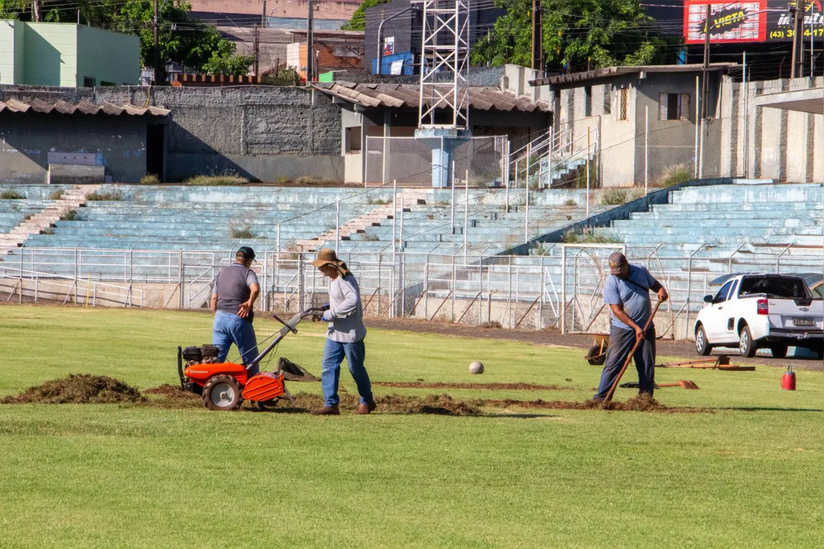 Gramado do VGD recebe melhorias para abrigar treinamentos do clube a partir do mês de abril