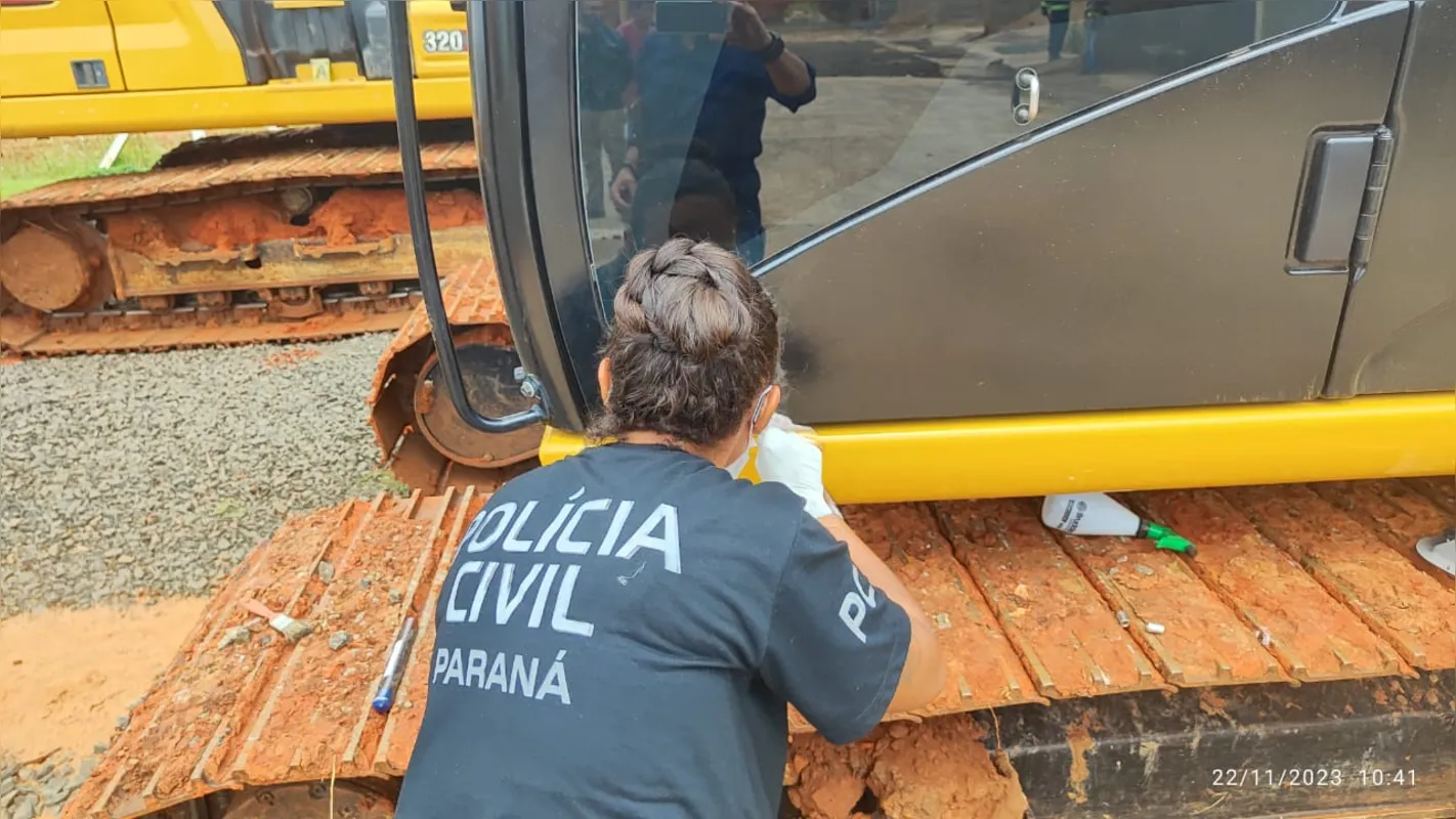 Imagem ilustrativa da imagem Ladrões invadem pátios e levam peças de escaveiras hidráulicas em Ibaiti