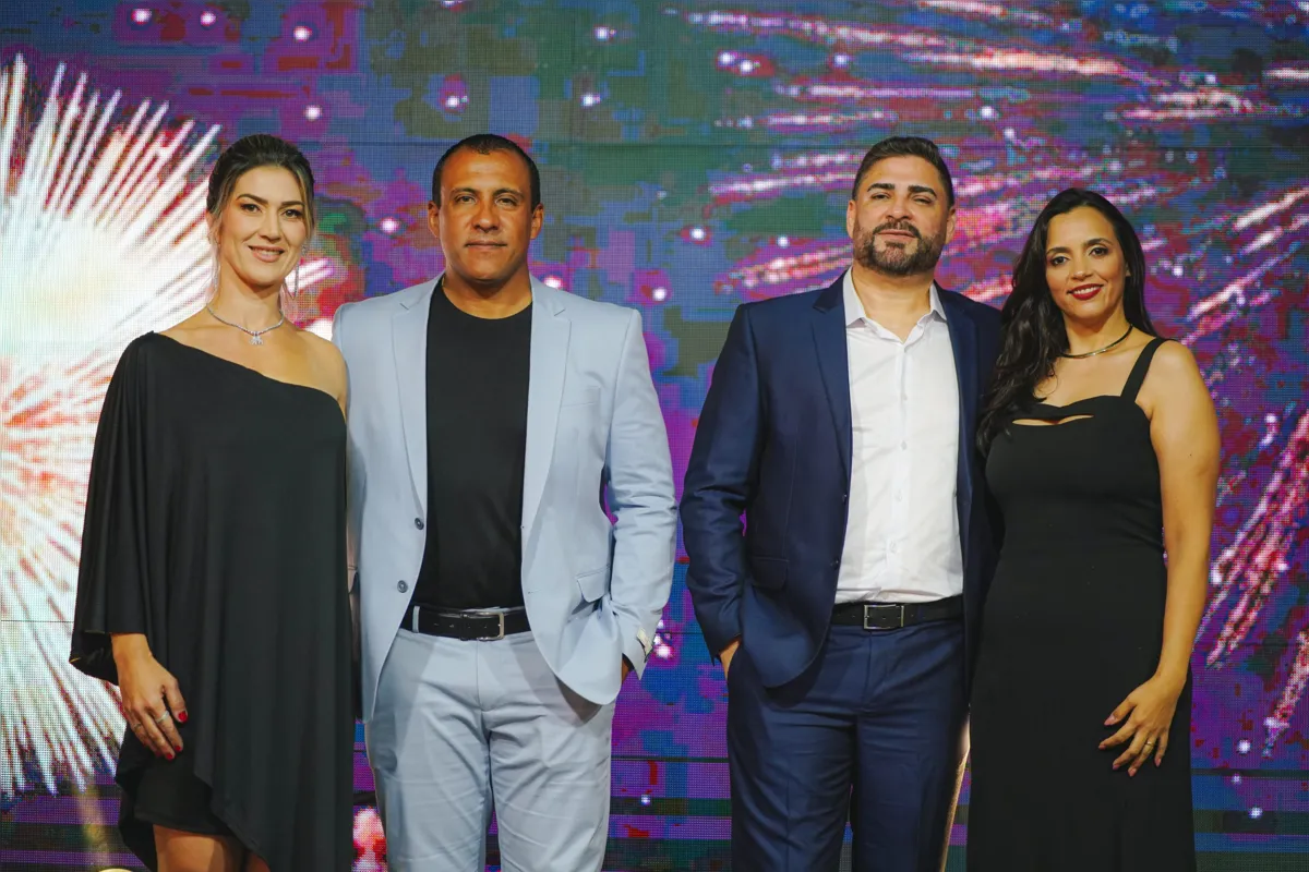 Fabiana Frankental, Cristiano Frankental, Marcos Freire e Rosangela Freire