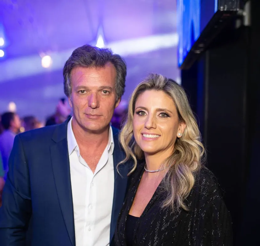 Patrick Ferro e a esposa, Taisa