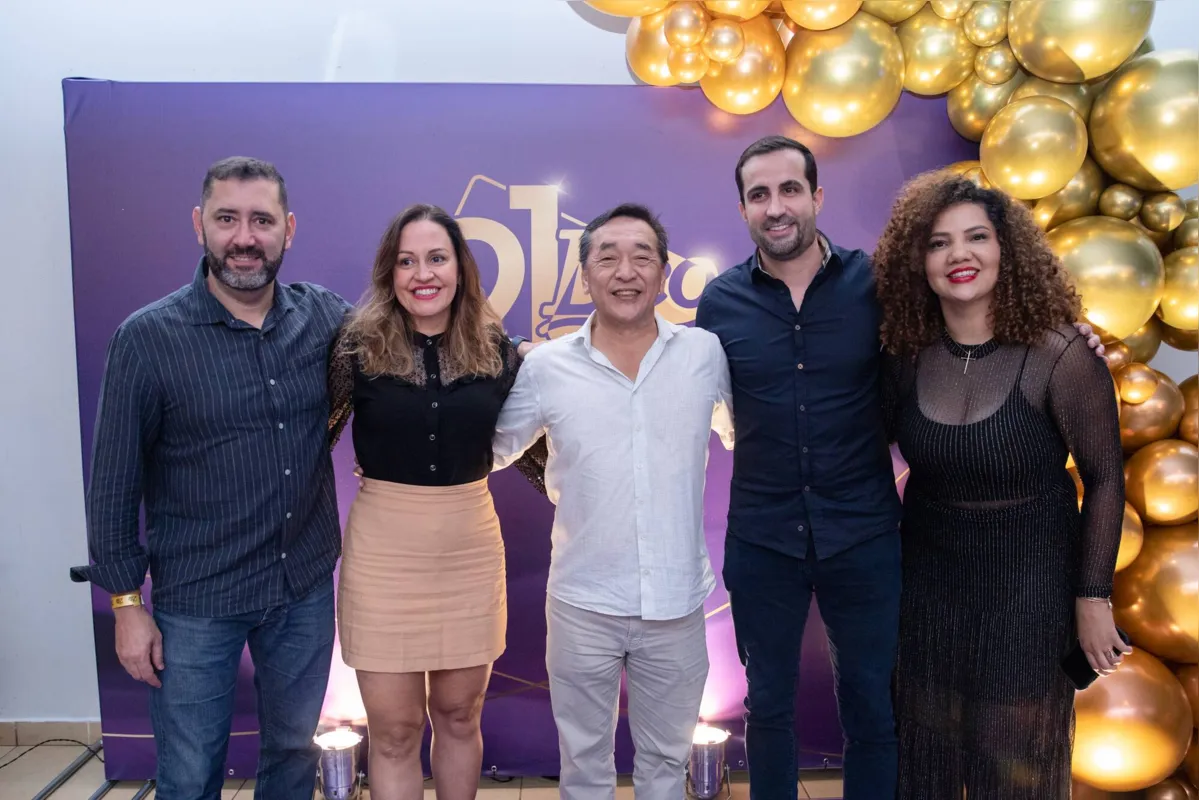 Fabio Kai com Ricardo Freitas (diretor Duty), Vanessa Carpes (gerente Sul),  Wilson Ribeiro (diretor Eico) e Daiane Ximenes (representante Eico)