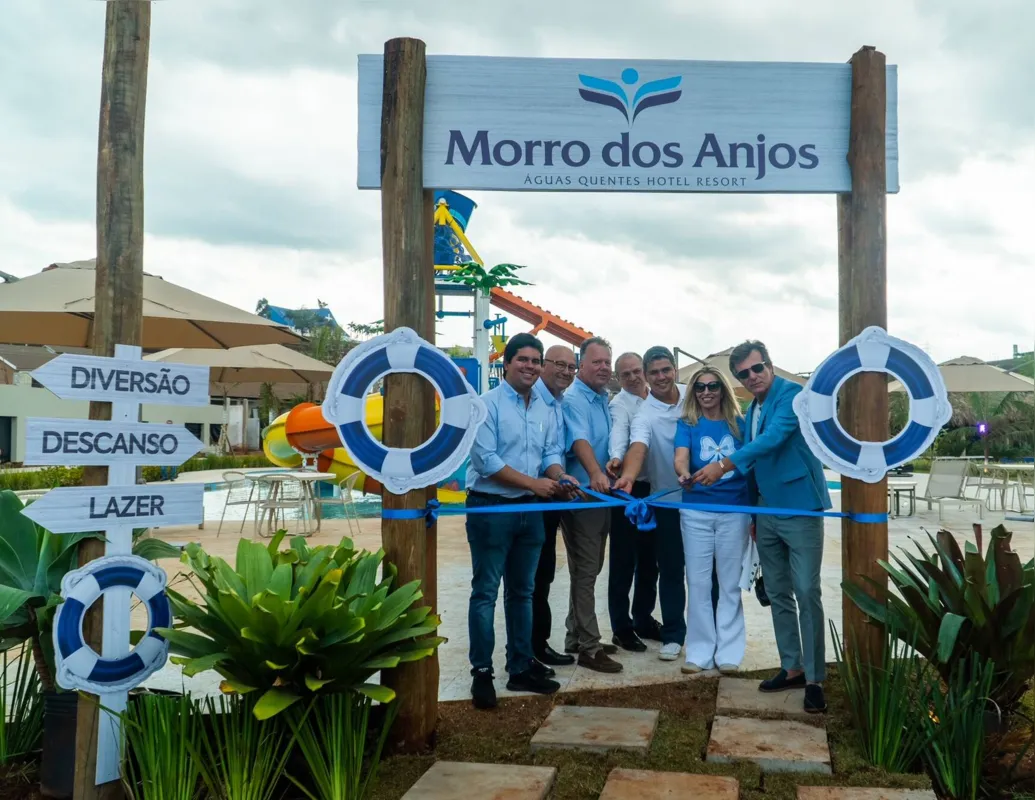 A agenda foi aberta com a entrega da Fase 1 do Morro dos Anjos Águas Quentes Hotel Resort