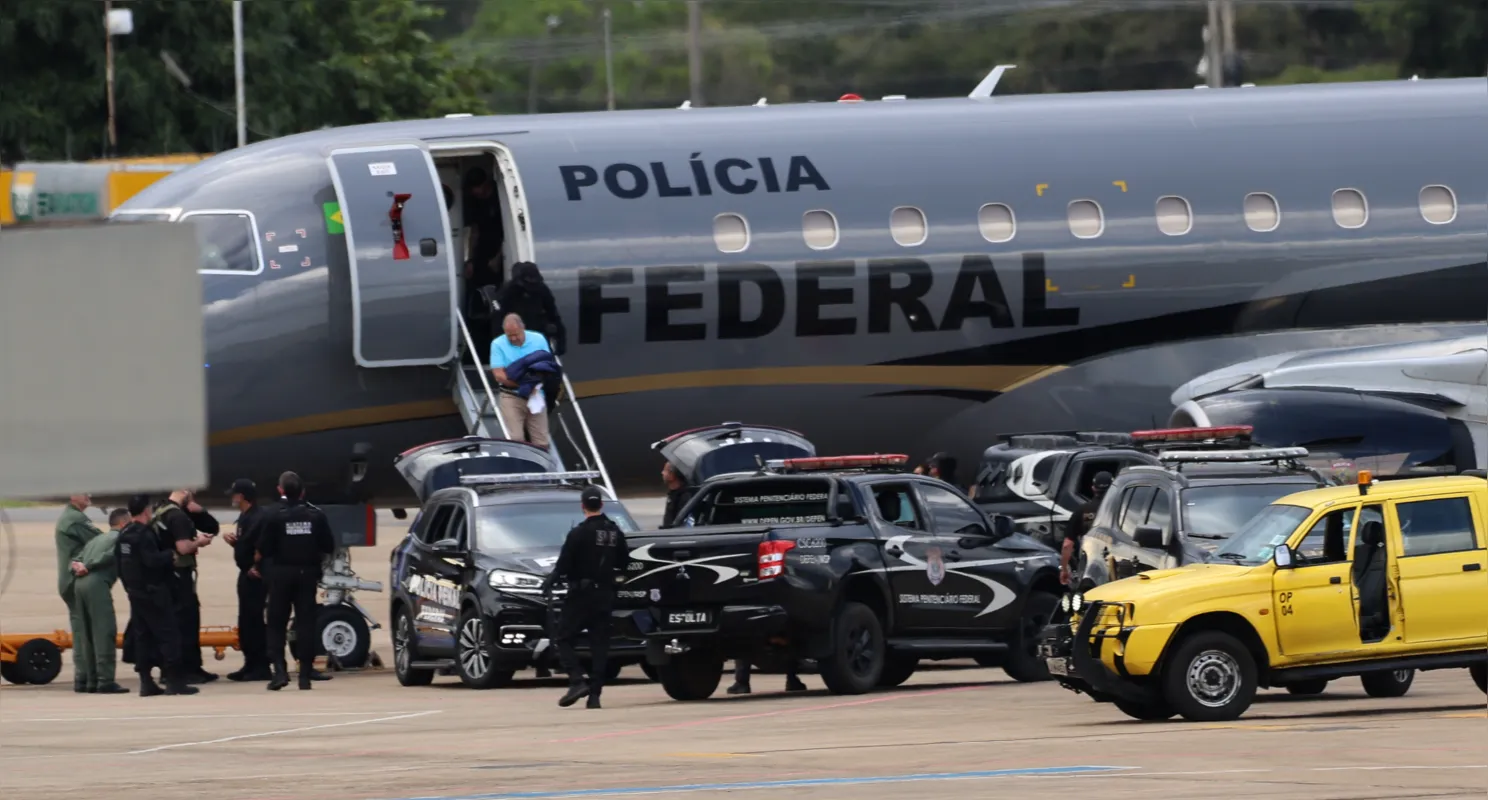 O deputado federal .Chiquinho Brazão chega a Brasília