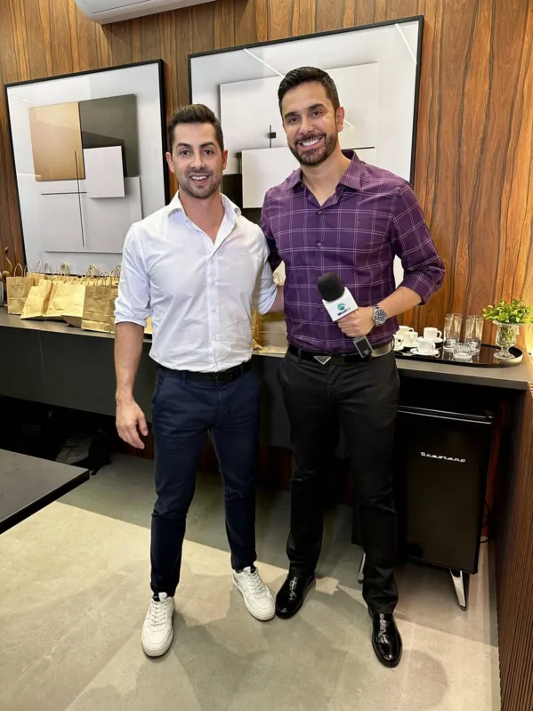 O empresário Thiago Eik, da Bankme, esteve entre os convidados da noite