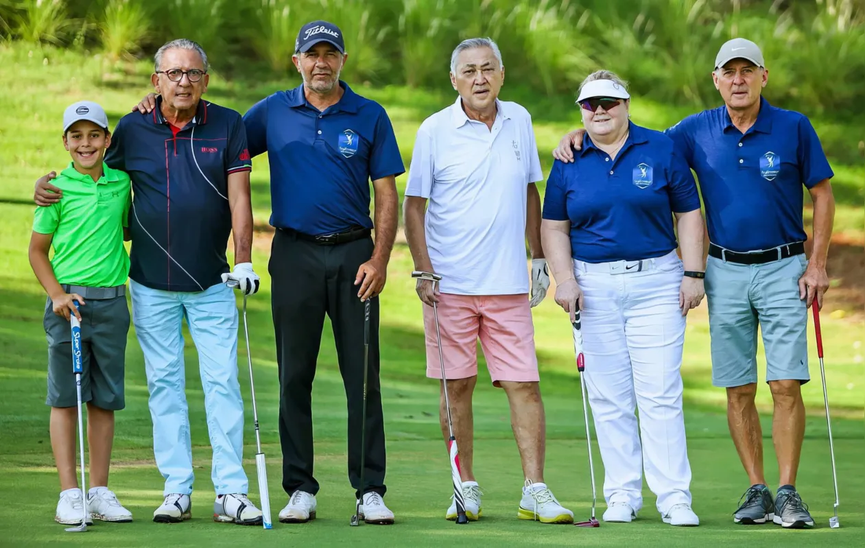 Lucas Imperatriz, Galvão Bueno, Marcos Silva, Dr. Miguita, Jovana Fuganti e Renato Pozzobon