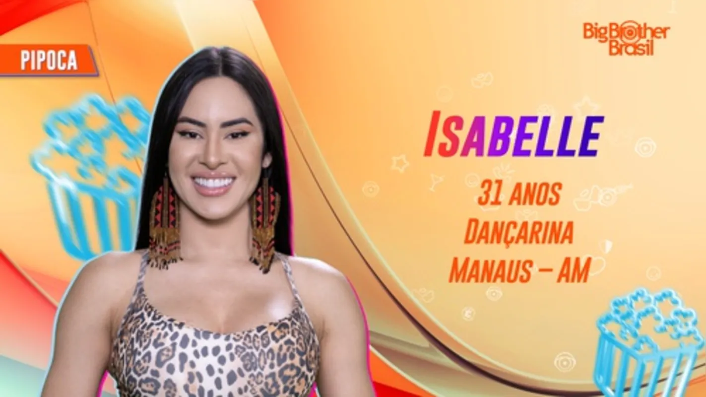 Isabelle, a dançarina de Manaus (AM) que entrou no BBB pela votação do público