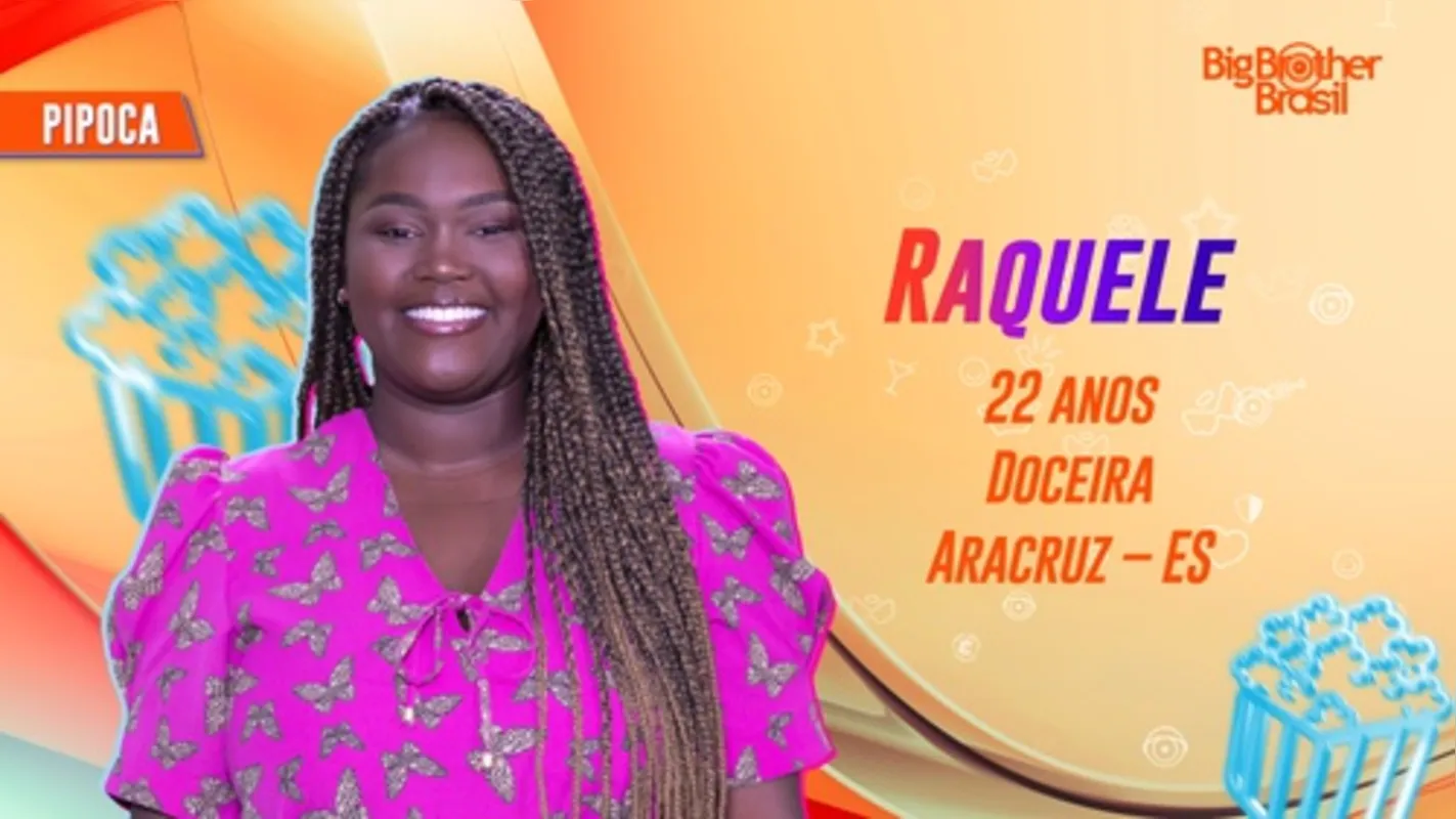 Raquelle: a doceira que foi escolhida pleos integrantes do BBB 24 para entrar no reality esbanja simpatia