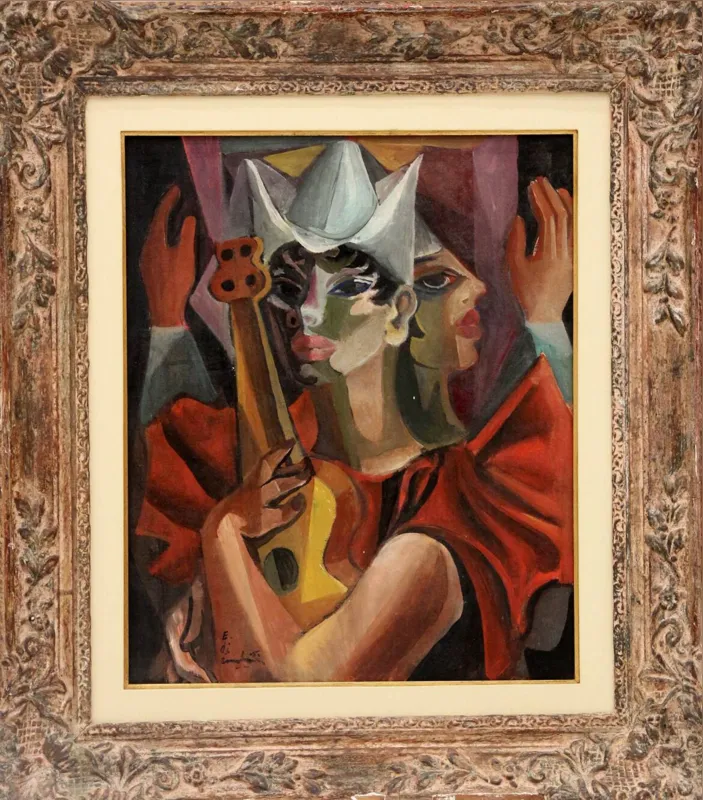 Obra de Di Cavalcanti: um dos artistas mais valorizados no mercado das artes, teve telas apreendidas com figurões avaliadas em milhões