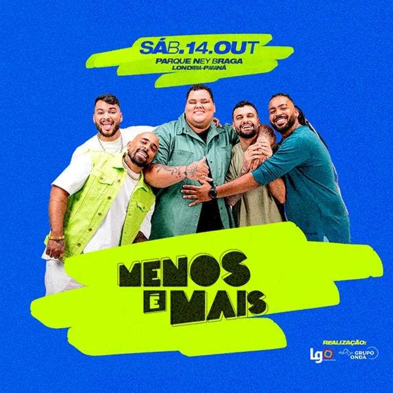 Imagem ilustrativa da imagem Outubro chega com música e uma explosão de shows em Londrina