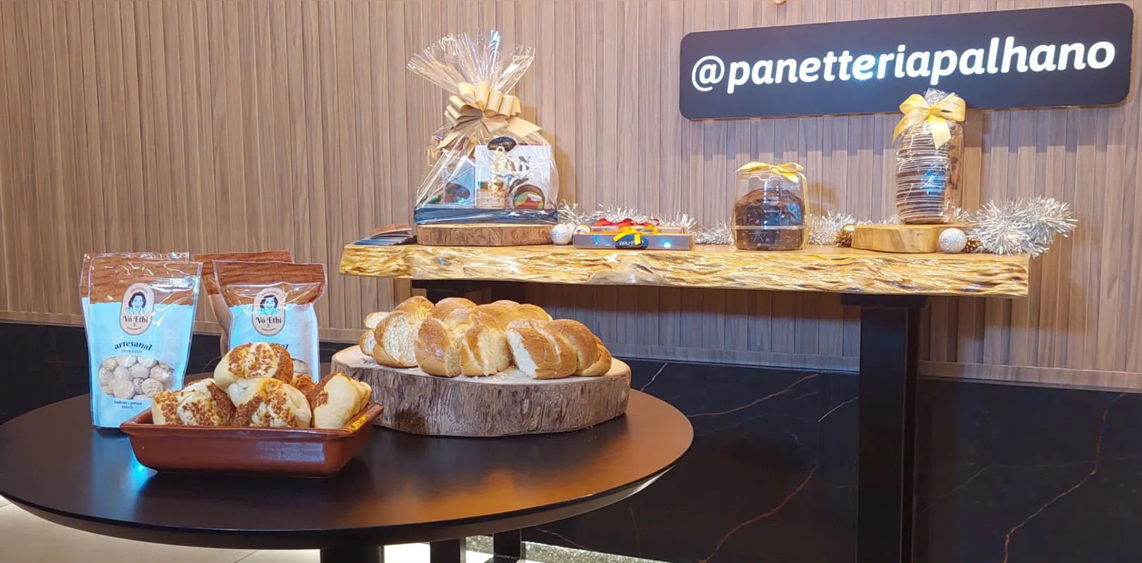 Destaque para os produtos produzidos dentro da cozinha da Panetteria Palhano, que no ano que vem ampliará o cardápio para o almoço