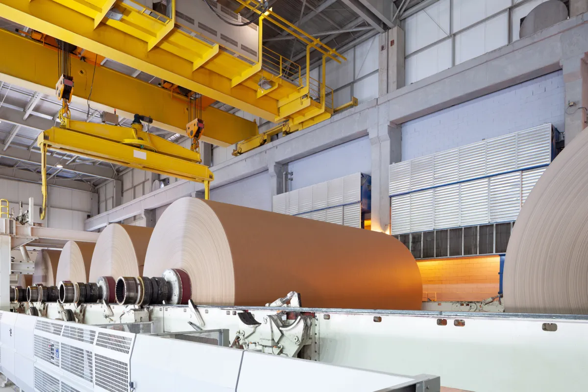 A indústria de papel e produtos de papel tiveram avanço de 5,8%
