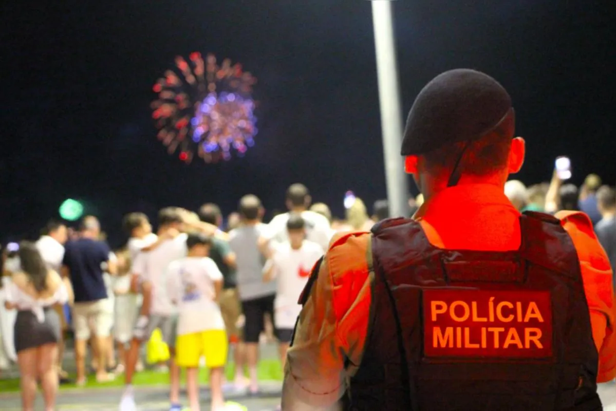 A Polícia Militar reforçou o policiamento em todas as cidades do Litoral nos dias 31 de dezembro e 1 de janeiro