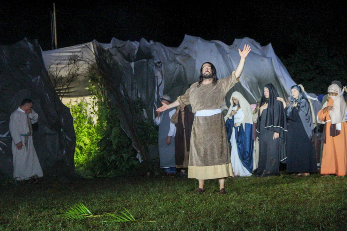 A fidelidade à história de Jesus é considerada um dos pontos altos do espetáculo