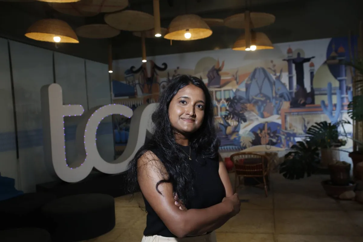 Arundhati Dey veio da Índia e chegou em Londrina há pouco mais de seis meses para trabalhar na TCS